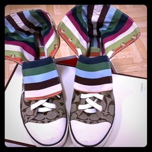 Vintage High top coach sneakers